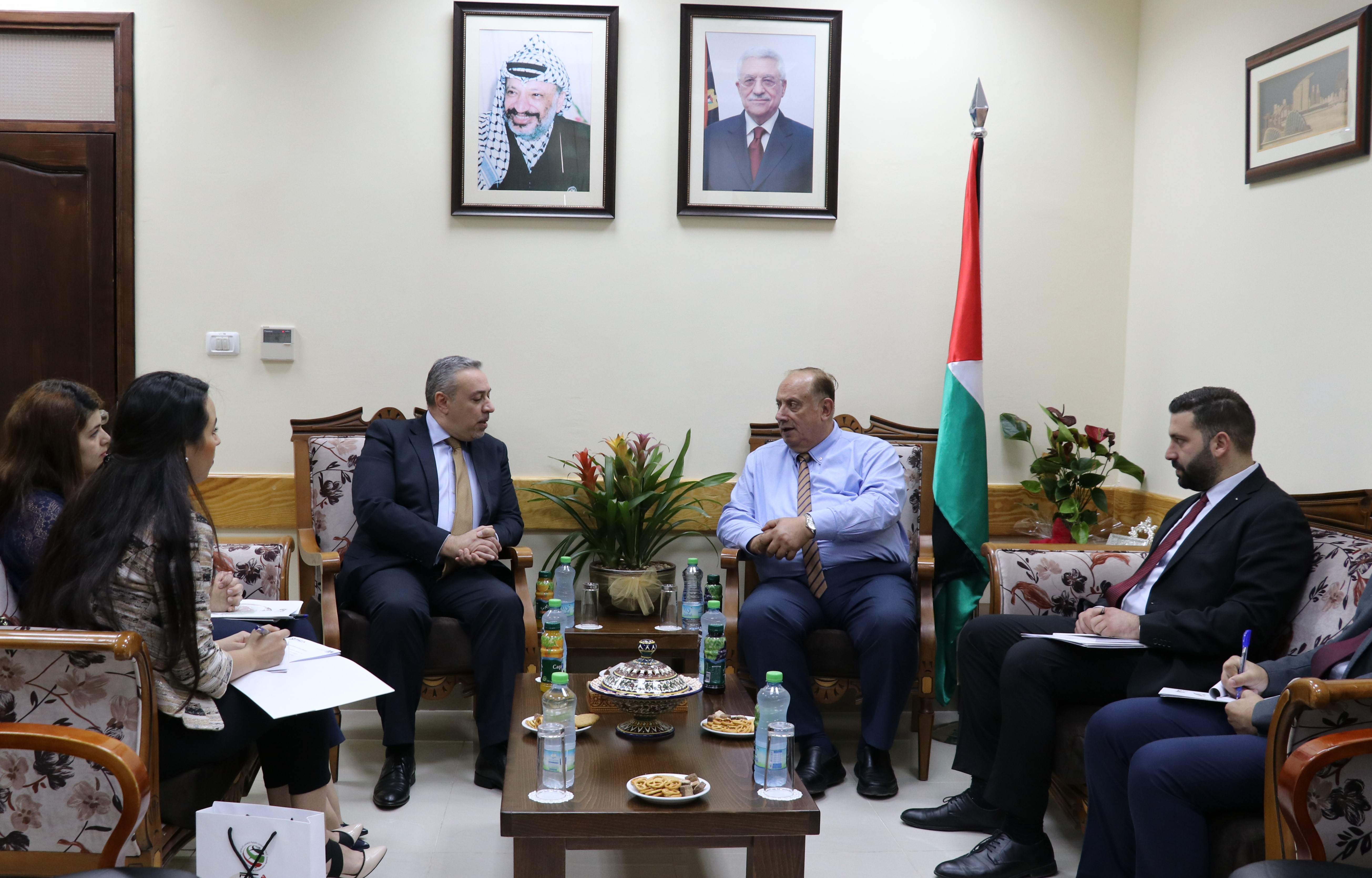 The Ministry of Higher Education and Scientific Research and the Palestinian International Cooperation Agency (PICA) Discuss Joint Cooperation Programs