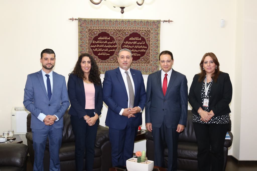 PICA discuss potential cooperation with its Egyptian counterpart and breifs the Egyptian Ambassador to the State of Palestine on Its International Programs